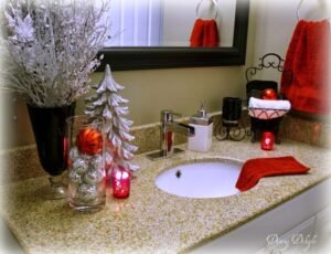 Bathroom Christmas Decor Ideas