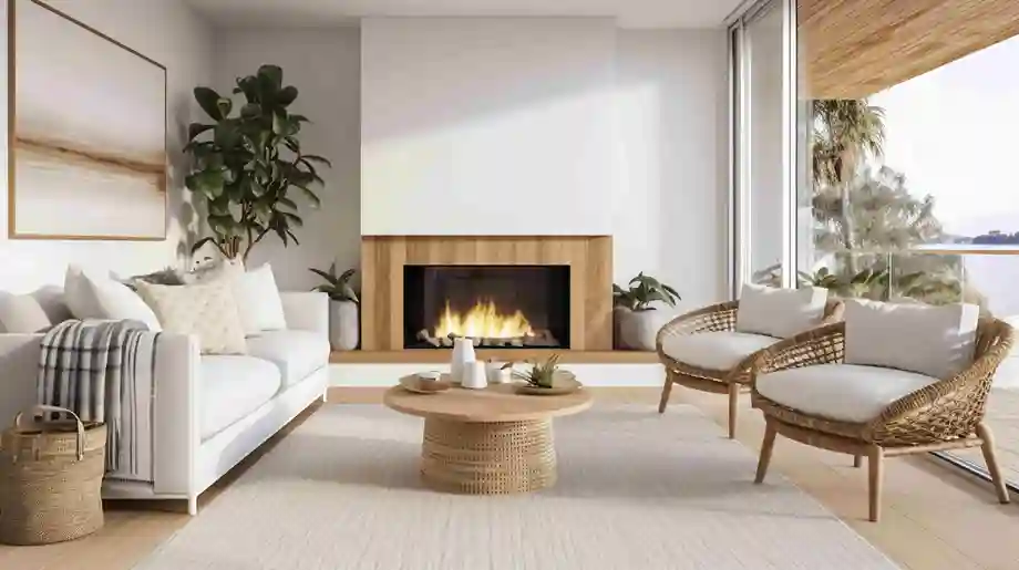 Living Room Layout With Fireplace