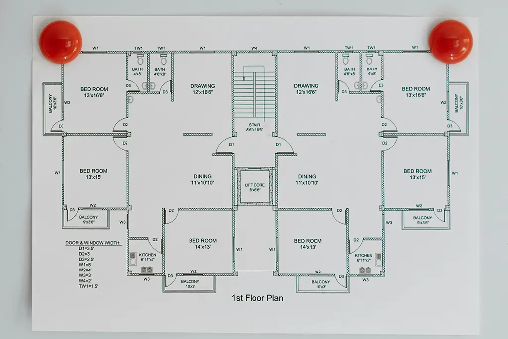 Bathroom Plumbing Layout Drawing